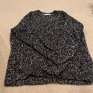 Vince Black and White Knit Sweater